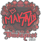 Sticker | Maka | Budapest 2025 Sticker | Maka | Budapest 2025 image