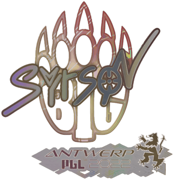 Sticker | syrsoN(홀로그램) | 안트베르펜 2022