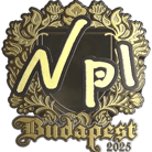 Sticker | npl (Gold) | Budapest 2025 image