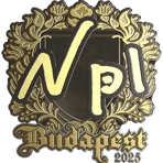 Sticker | npl (Gold) | Budapest 2025