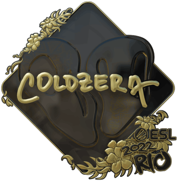 Sticker | coldzera (ทอง) | Rio 2022