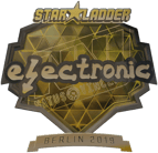 Sticker | electronic (Gold) | Berlin 2019 image