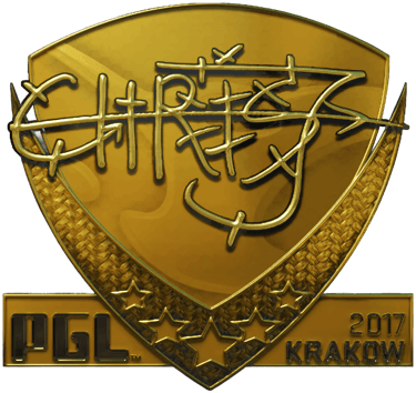 Sticker | chrisJ (Altın) | Krakov 2017