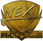 Sticker | nex (Gold) | Krakow 2017 Sticker | nex (Gold) | Krakow 2017 image