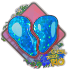 Sticker | 00 Nation (Glitter) | Rio 2022 Sticker | 00 Nation (Glitter) | Rio 2022 image