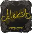 Sticker | Aleksib (Foil) | Austin 2025 image