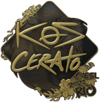 Sticker | KSCERATO (Gold) | Rio 2022