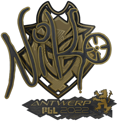 Sticker | NiKo (kulta) | Antwerpen 2022