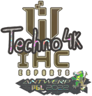 Sticker | Techno4K (Glitter) | Antwerp 2022 image