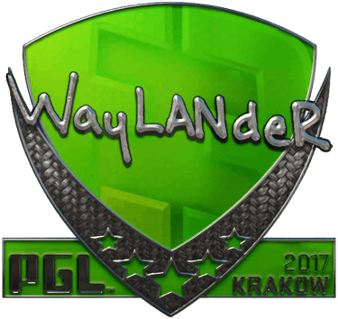 Sticker | wayLander (Foil) | Krakow 2017