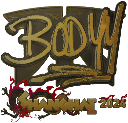 Sticker | bodyy (ทอง) | Shanghai 2024