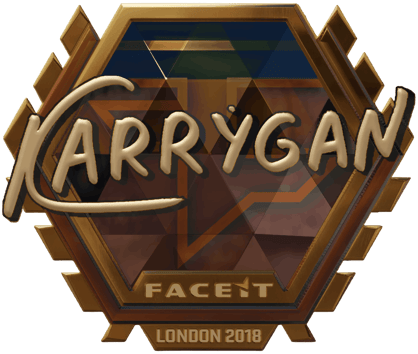 Sticker | karrigan (Vàng) | London 2018