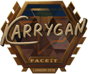 Sticker | karrigan (Gold) | London 2018