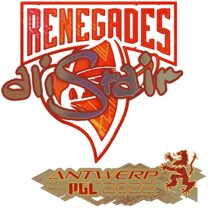 Sticker | aliStair (Holo) | Antwerp 2022