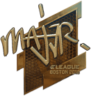 Sticker | MAJ3R (Gold) | Boston 2018 Sticker | MAJ3R (Gold) | Boston 2018 image