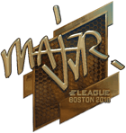 Sticker | MAJ3R (Gold) | Boston 2018