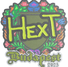 Sticker | HexT (Embroidered) | Budapest 2025 Sticker | HexT (Embroidered) | Budapest 2025 image