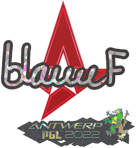 Sticker | blameF (Glitter) | Antwerp 2022