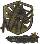 Sticker | NAF (Gold) | Antwerp 2022