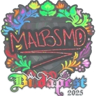 Sticker | malbsMd (Holo) | Budapest 2025 image