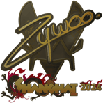 Sticker | ZywOo (Gold) | Shanghai 2024