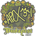 Sticker | apEX | Budapest 2025