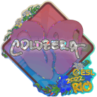 Sticker | coldzera (Glitter) | Rio 2022 Sticker | coldzera (Glitter) | Rio 2022 image