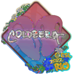 Sticker | coldzera (Glitter) | Rio 2022