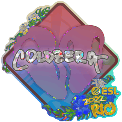 Sticker | coldzera (Glitter) | Rio 2022