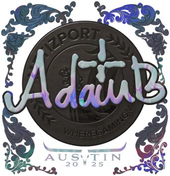 Sticker | adamb (โฮโล) | Austin 2025