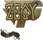 Sticker | zevy (Gold) | Paris 2023 image