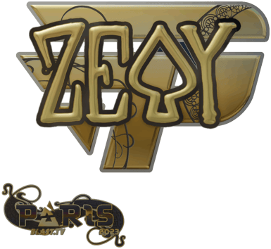Sticker | zevy (Vàng) | Paris 2023
