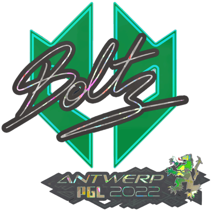 Sticker | boltz (brokatowa) | Antwerpia 2022