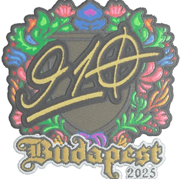 Naklejka | 910 (haftowana) | Budapeszt 2025