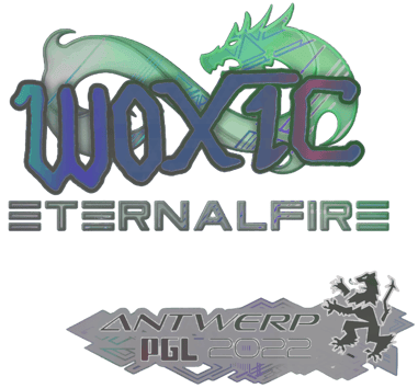 Sticker | woxic (Holo) | Antuérpia 2022