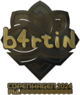 Sticker | b4rtiN (Gold) | Copenhagen 2024 image