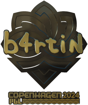 Sticker | b4rtiN (ทอง) | Copenhagen 2024