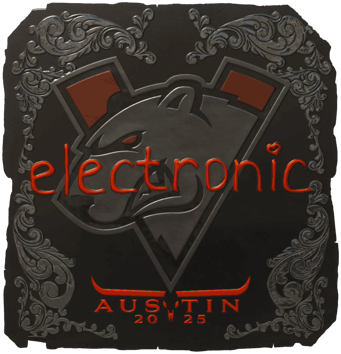 Sticker | electronic (Parlak) | Austin 2025