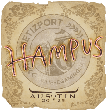 Sticker | hampus | Austin 2025