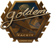 Sticker | Golden (Gold) | London 2018