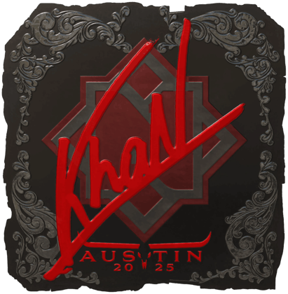 Sticker | khaN (reflectante) | Austin 2025