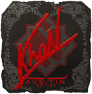 Sticker | khaN (Foil) | Austin 2025 Sticker | khaN (Foil) | Austin 2025 image