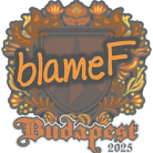 Sticker | blameF | Budapest 2025 Sticker | blameF | Budapest 2025 image