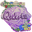 Sticker | qikert (Champion) | Rio 2022 image