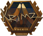 Sticker | KRIMZ (Gold) | London 2018