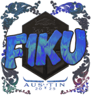 Sticker | F1KU (Holo) | Austin 2025 Sticker | F1KU (Holo) | Austin 2025 image