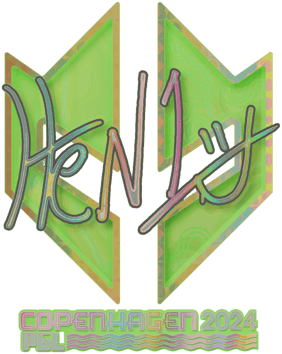 Sticker | HEN1 (Olografico) | Copenaghen 2024