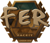 Sticker | fer (Gold) | London 2018 image