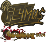 Sticker | FL4MUS (Gold) | Shanghai 2024 image