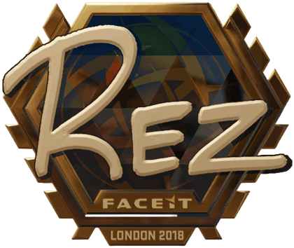 Sticker | REZ (kulta) | Lontoo 2018